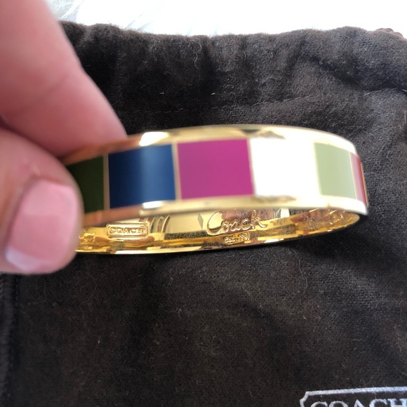 Coach Signature Bangle Multi Color - Picture 3 of 4